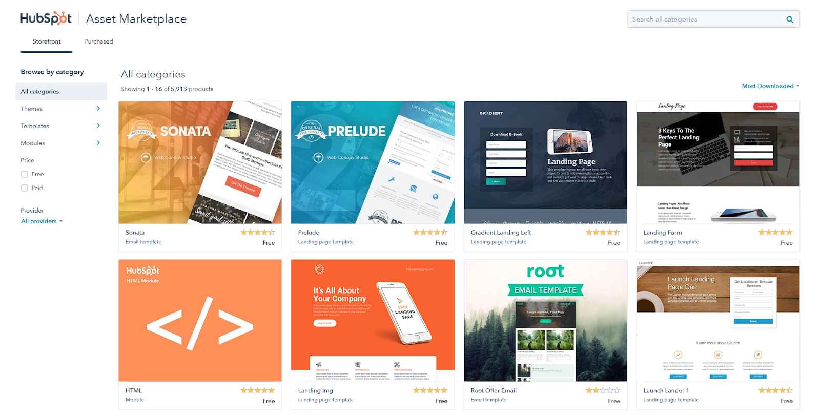 HubSpot Asset Marketplace