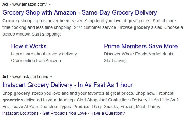 Grocery Ads on Google
